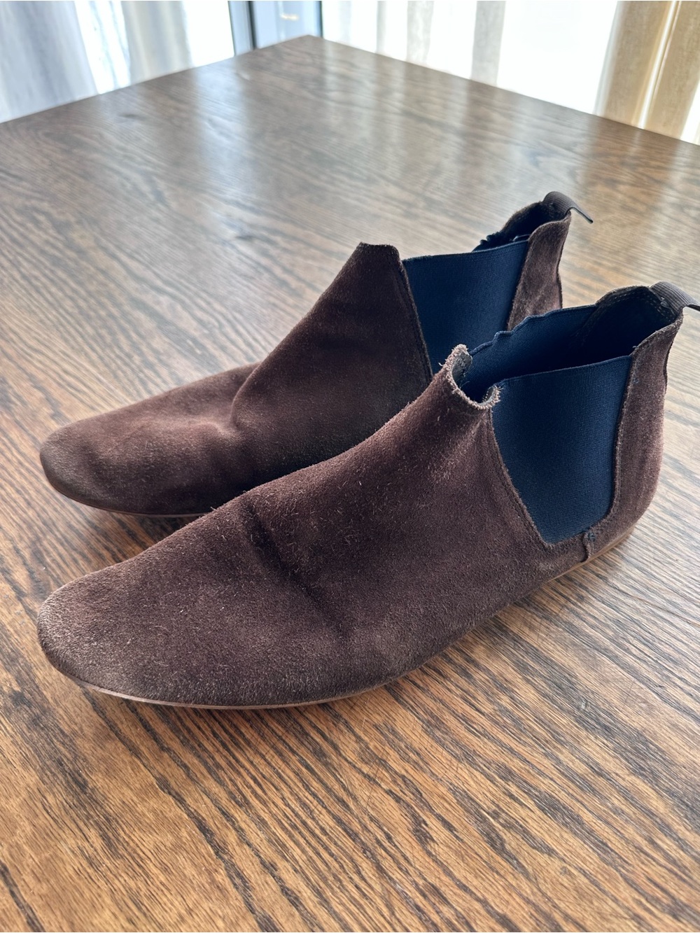River Island Men’s Brown Suede Pull On Chelsea Boots 9